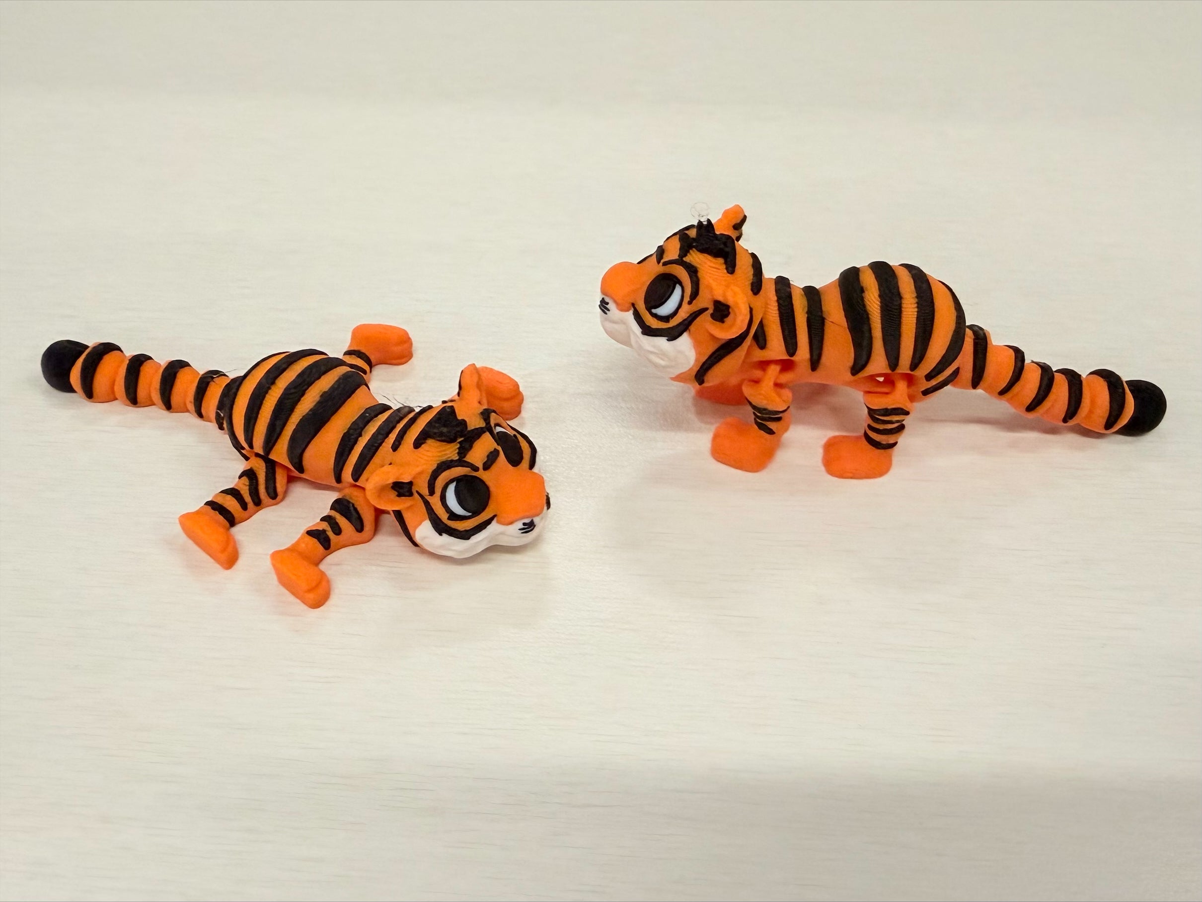 4-Inch 3D-Printed Collapsible Tiger